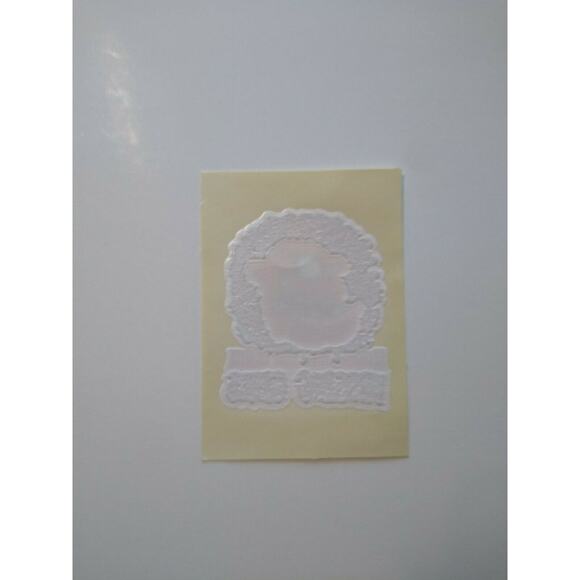 I Got This Way From Kissing Girls Screamin Gleamin Glitter Iron-On Decal Donruss - Picture 2 of 4